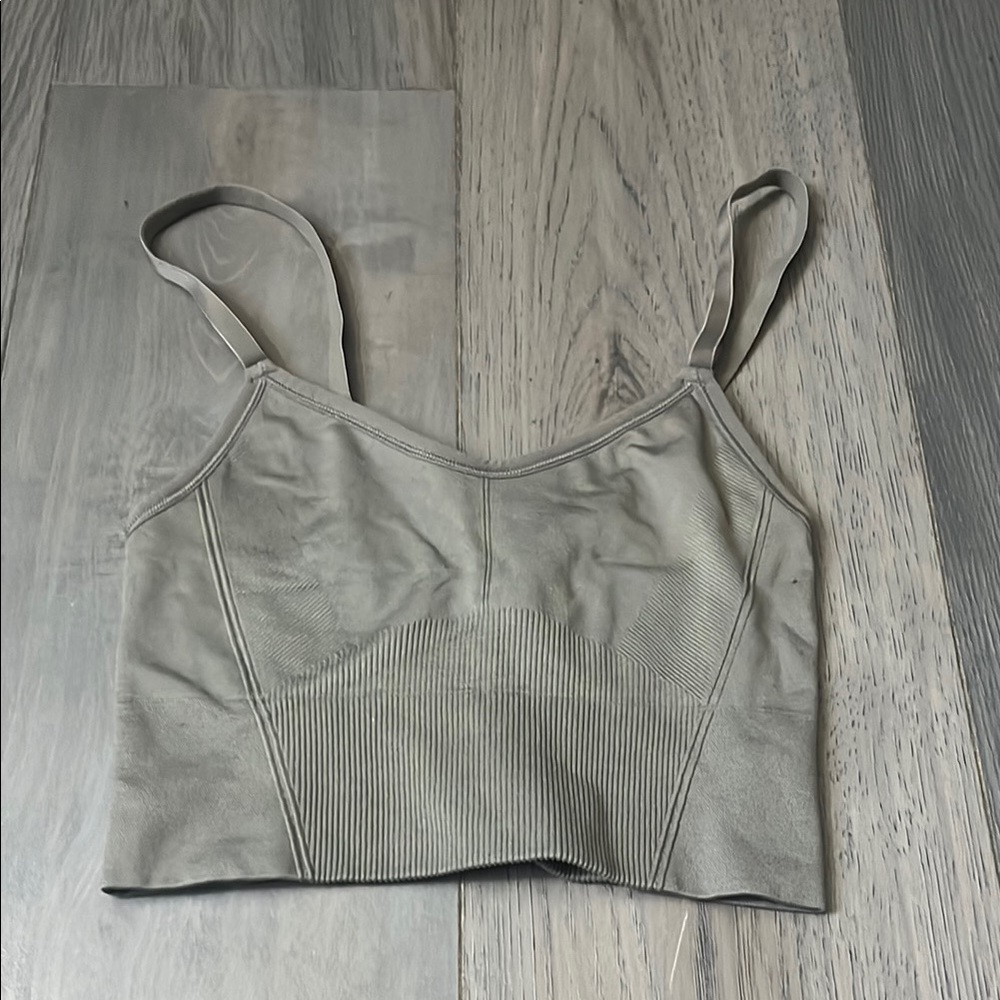 Stylish Gray Crop Top/Athletic wear from Target